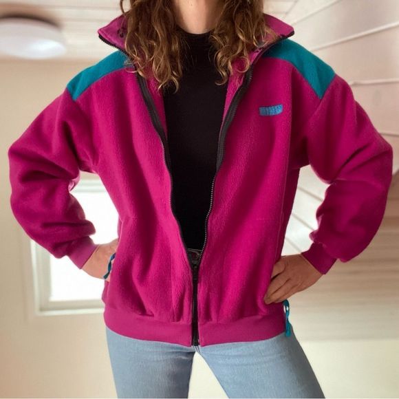 Vibrant Vintage Columbia Fleece - Picture 1 of 16